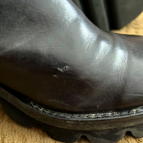 AGL ( Atillio Giusti leombruni) leather ankle log bottom bootie - Picture 7 of 10